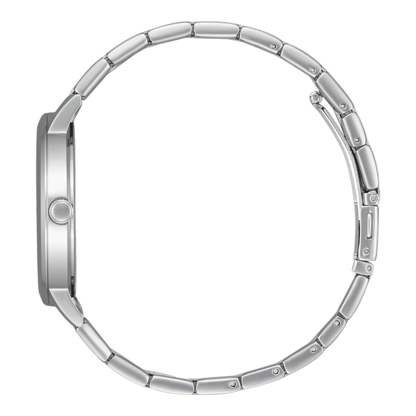 CITIZEN CLASSIC με Λευκό Καντράν και Ατσάλινο μπρασελέ BI5070-57A